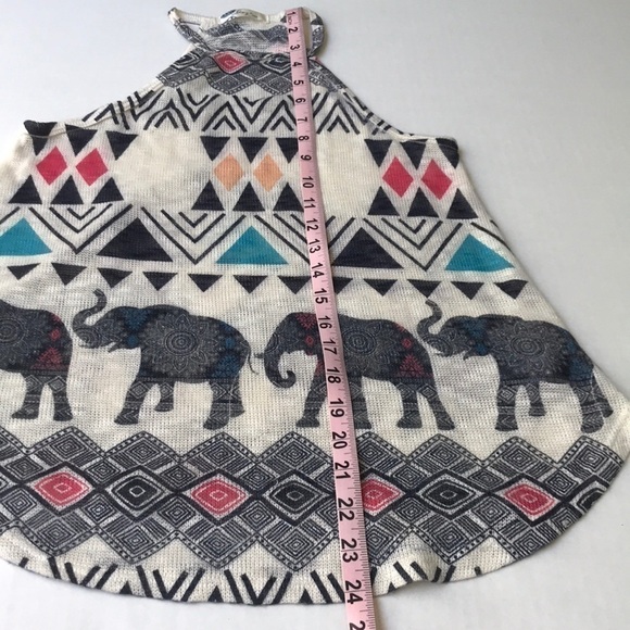 Gaze High neck knit elephant tank small - Picture 7 of 7